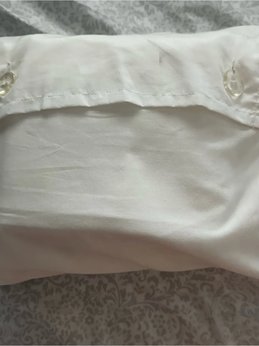 White Full/Queen Duvet Set- Duvet Cover & 2 Shams